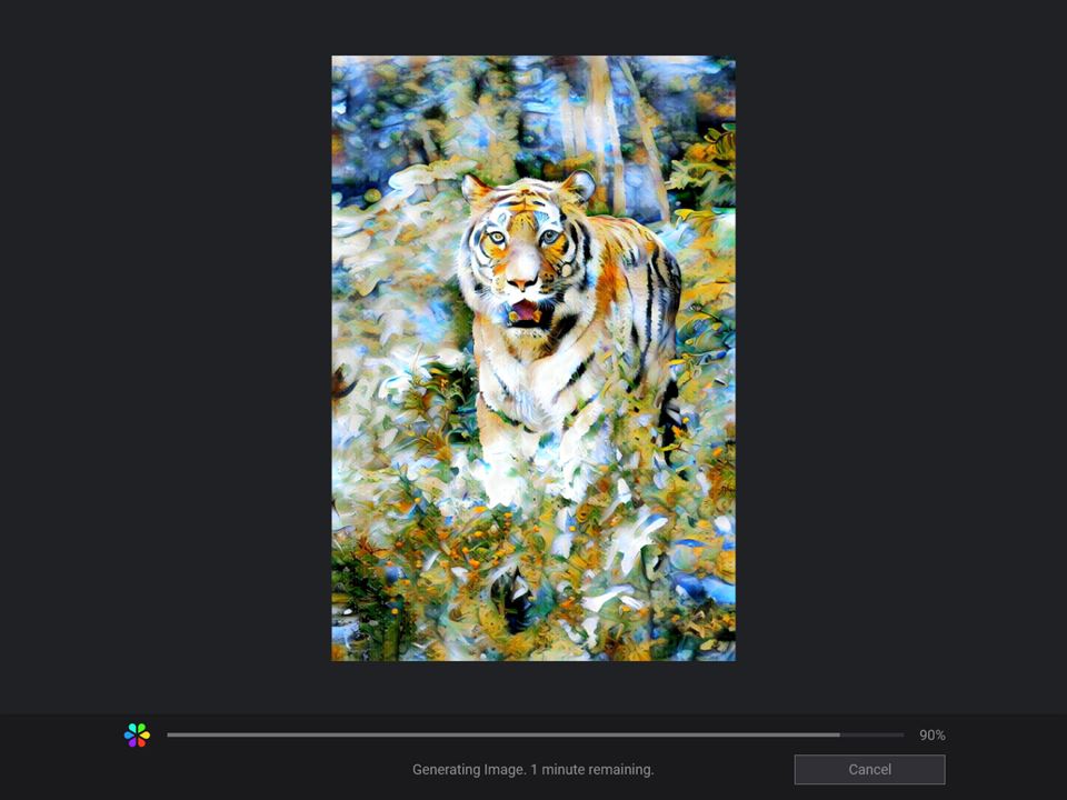 Infusion AI artist UI prototype